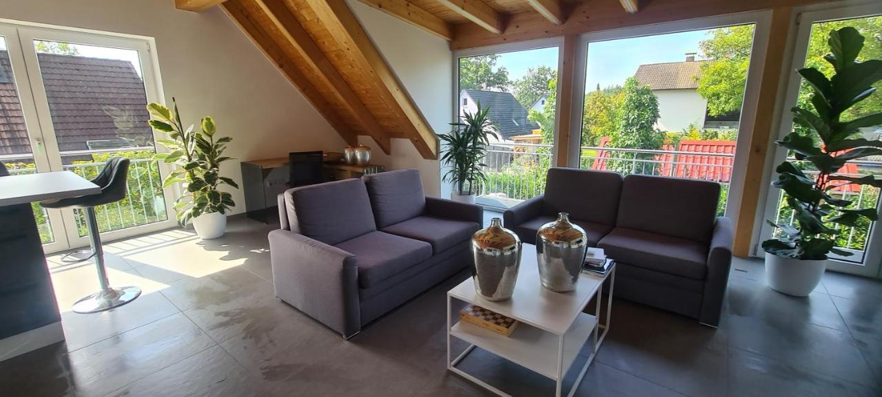 Moderne Ferienunterkunft/Wohnung Burgthann Экстерьер фото